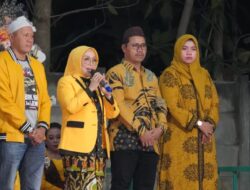 Semarak Agustusan, Ketua Partai Golkar Nganjuk Maria Tunda Dewi Gelar Wayangan Semalam Suntuk