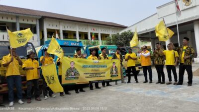 Dilanda Kekeringan, AMPG Kabupaten Bekasi Distribusikan 10 Tangki Air Bersih di Cibarusah