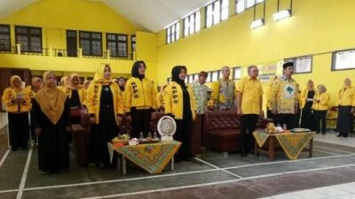 Lantik Pengurus Desa KPPG Se-Sumedang, Cucu Sugyati Minta Kader Gercep Menangkan Partai Golkar