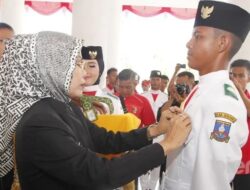 Jelang HUT Ke-78 RI, Ratu Tatu Chasanah Kukuhkan Paskibraka Kabupaten Serang
