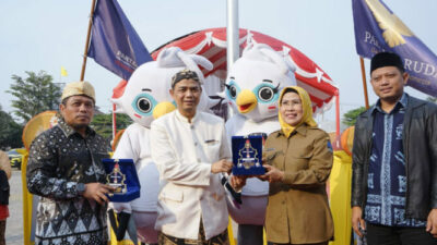 Hadiri Kirab Pemilu, Ratu Tatu Chasanah Dorong Peningkatan Partisipasi Pemilih di Kabupaten Serang