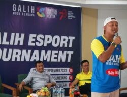 Galih Kartasasmita Dukung Pengembangan Ekosistem E-Sport di Sumedang