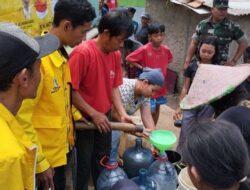 Metty Triantika Berikan Bantuan Air Bersih Bagi Warga Terdampak Kekeringan di Cianjur