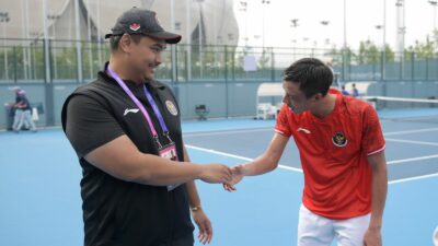 Menpora Dito Ariotedjo Semangati Langsung Perjuangan Atlet Indonesia di Asian Games 2022 Hangzhou