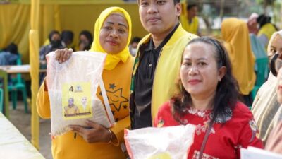 Caleg Milenial Golkar Kota Bekasi Marcell Christianto Gelar Baksos di Mustikajaya