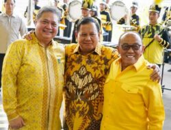 Ditanya Prabowo, Airlangga Hartarto Ungkap Makna ‘Opus Operis’ di Logo Golkar Institute