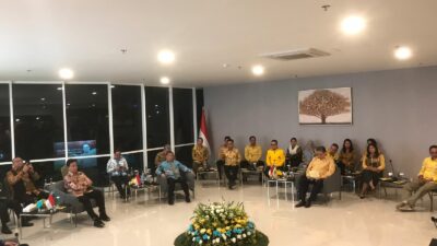 Begini Suasana Pertemuan Para Ketum Parpol Koalisi Indonesia Maju di Rumah Besar Partai Golkar