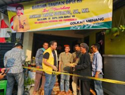 Achmad Taufan Soedirjo Resmikan Sekretariat Relawan Pemenangan Di Karangpawitan, Karawang