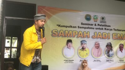 Caleg DPRD DKI Jakarta Dari Partai Golkar Ini Ajak Masyarakat Rawamangun Bikin ‘Sampah Jadi Emas’