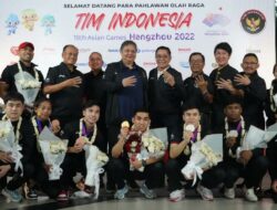 Airlangga Hartarto Bangga Raihan Medali Atlet Wushu di Asian Games 2022