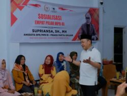 Unik! Supriansa Gelar Sosialisasi 4 Pilar Kebangsaan di Warkop AR Watansoppeng