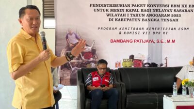 Bambang Patijaya Distribusikan Paket Konversi BBM Ke BBG Untuk Nelayan
