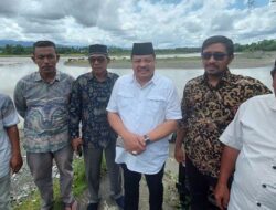 Wakil Ketua DPRA, Teuku Raja Keumangan Minta Balai Sungai Sumatera Tangani Jaringan Irigasi di Krueng Nagan