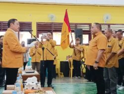 Dilantik Jadi Ketua Ormas MKGR Kota Madiun, Sukriyanto Siap Menangkan Partai Golkar di Pemilu 2024