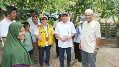 Ilham Pangestu Tinjau Langsung Penerima Manfaat Program BSPS di Aceh Utara