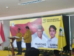 Sah! Partai Golkar Resmi Usung Gibran Jadi Cawapres Prabowo