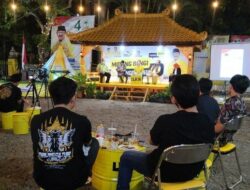 Jadi Saluran Aspirasi, Syaefudin Launching Ranggon Kuning di Halaman Partai Golkar Indramayu