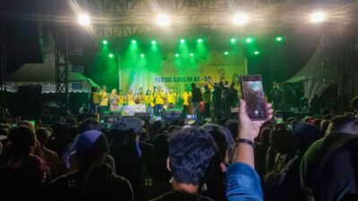 Meriah! Ribuan Masyarakat Tumpah Ruah Dalam Peringatan HUT Ke-59 Partai Golkar di Morut