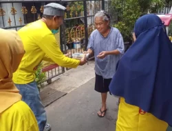 Jum’at Berkah, Caleg DPRD DKI Jakarta Widi Mulyadi Berbagi Makanan Untuk Warga Persahabatan