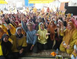 Ketua Umum KPPG, Airin Rachmi Diany Dapat Sambutan Hangat Ratusan Emak-Emak Kota Tangerang