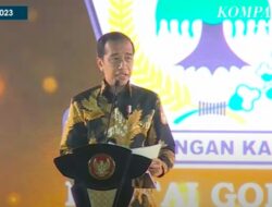 Presiden Jokowi Puji Partai Golkar Berhasil Lakukan Kaderisasi dan Regenerasi
