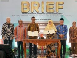 Dorong Investasi, Rohidin Mersyah Paparkan Potensi Sumber Daya Alam Bengkulu di Forum BRIEF 2023
