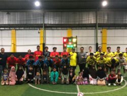 Sahbirin Noor Ajak Warga Batola Bergembira Bersama Dengan Bermain Futsal