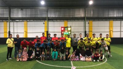 Sahbirin Noor Ajak Warga Batola Bergembira Bersama Dengan Bermain Futsal