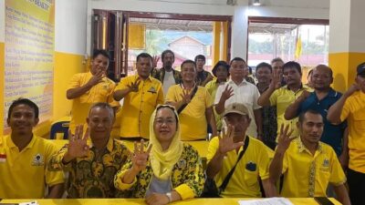 Fitri Tandjung Konsolidasikan PK dan Caleg Partai Golkar Se-Tapanuli Tengah