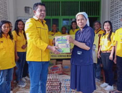 Hari Pertama Kampanye, Partai Golkar Belu Berbagi Kasih Bersama Anak-Anak Panti Asuhan Susteran Alma