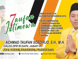 Maju Caleg DPR RI Dari Dapil Jabar VII, Achmad Taufan Soedirjo Dapat Nomor Urut 7