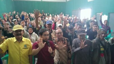 Anang Susanto Sosialisasikan Tata Cara Pencoblosan Pemilu 2024 Kepada Ratusan Masyarakat Pacet