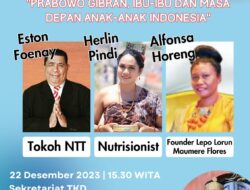 Momentum Hari Ibu, Melki Laka Lena Gelar Talkshow, ‘Prabowo-Gibran, Ibu-Ibu dan Masa Depan Anak Indonesia’ di NTT