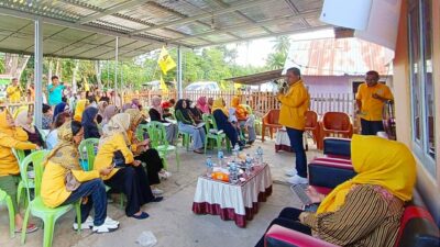 Blusukan Pagi Hendra Hemeto Efektif Rekatkan Suara Masyarakat Kabupaten Gorontalo Dengan Partai Golkar