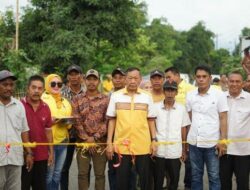 Hamka B Kady Resmikan Jalan Daerah Ruas Kadatong-Bontokanang, Selatan Takalar