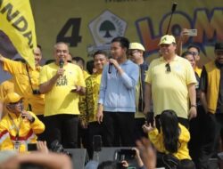 Gibran Rakabuming Hadiri Lomba Senam Gemoy dan HUT Partai Golkar di DKI Jakarta