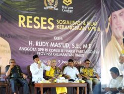 Rudy Mas’ud Sosialisasikan 4 Pilar Kebangsaan di Kutai Barat