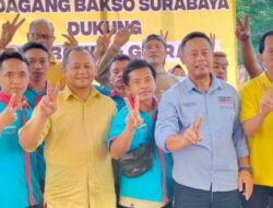 Sarmuji Galang Solidaritas Penjual Bakso di Jatim Dukung Prabowo-Gibran dan Partai Golkar