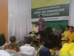 Politisi Senior Ginanjar Kartasasmita Turun Gunung Silaturahmi Dengan Partai Golkar Sumedang