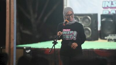 Indah Putri Indriani Motivasi Gen Z di Forum Kelas Inspirasi KNPI Lutra