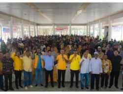 Ribuan Relawan Hadiri Konsolidasi Pemenangan Partai Golkar di Serdang Bedagai