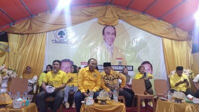 Ribuan Warga Padati Kampanye di Tojo Unauna, Muhidin M Said Optimis Partai Golkar Bakal Pimpin Daerah Ini