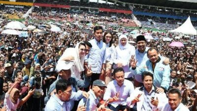 Sarmuji Apresiasi Dukungan Ribuan Buruh Jatim Untuk Prabowo-Gibran