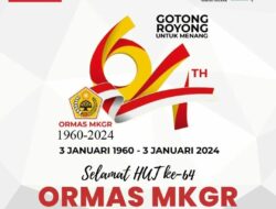 64 Tahun Kiprah Ormas MKGR, Achmad Taufan Soedirjo: Sudah Banyak Sumbangsih Terbaik Untuk Bangsa dan Partai Golkar
