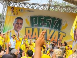 Musa Rajekshah Beri Pesan Kemenangan di Pesta Rakyat Partai Golkar Kabupaten Deli Serdang