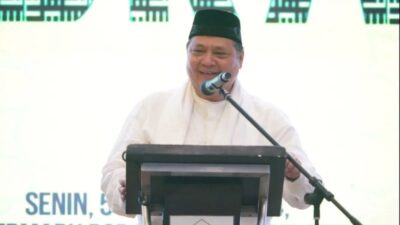 Airlangga Hartarto Imbau Kader Partai Golkar Ingatkan Masyarakat Hadir di TPS