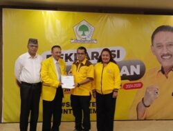 Partai Golkar NTT Deklarasikan Jonas Salean Maju Cawalkot Kupang 2024
