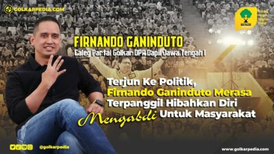 Raup Suara Tertinggi Sementara, Firnando Ganinduto Wakili Partai Golkar di DPR RI Dari Dapil Jateng I?