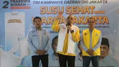 Ahmed Zaki Iskandar Pimpin TKD Prabowo-Gibran Bagikan 400.000 Paket Susu Gratis Untuk Anak-Anak di DKI Jakarta