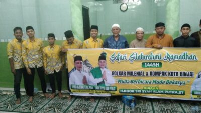 Golkar Milenial Binjai Gelar Safari Ramadhan di Musholla Bandar Sinembah